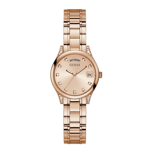 Guess Glitter Burst Rose Gold Watch GW0405L3