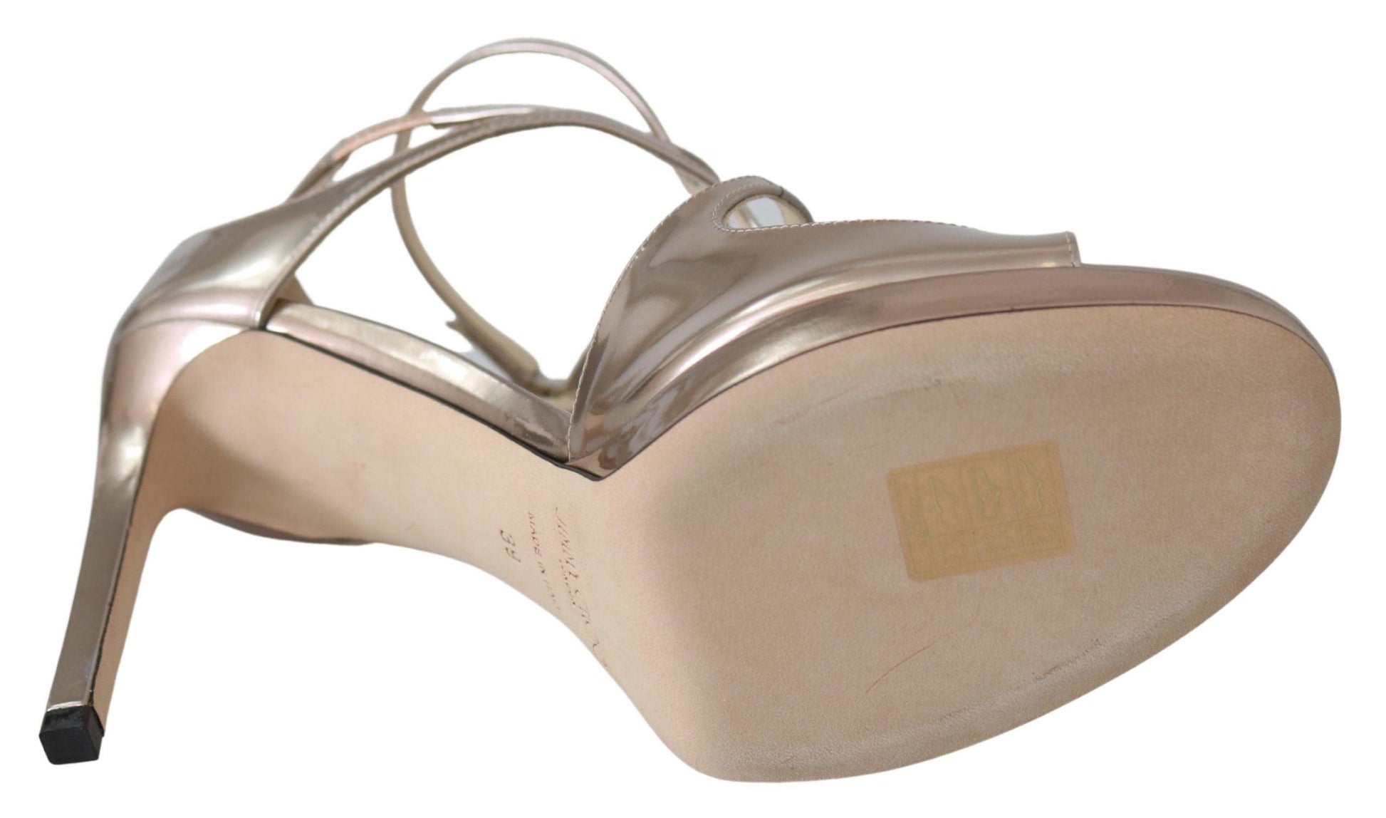 Jimmy Choo Ballet Pink Leather Lance Sandals Pumps - Designed by Jimmy Choo Available to Buy at a Discounted Price on Moon Behind The Hill Online Designer Discount Store