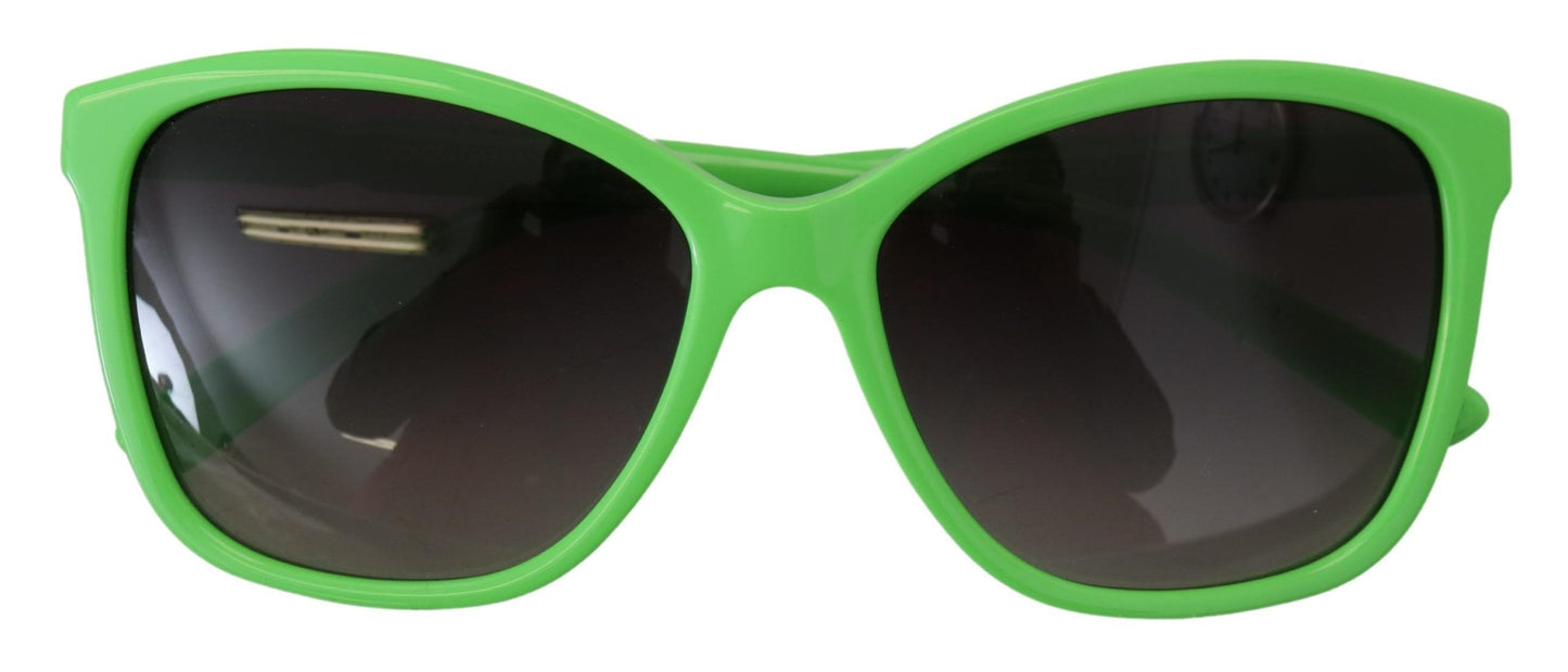 Green Acetate Frame Round Shades DG4170PM Sunglasses - Designed by Dolce & Gabbana Available to Buy at a Discounted Price on Moon Behind The Hill Online Designer Discount Store