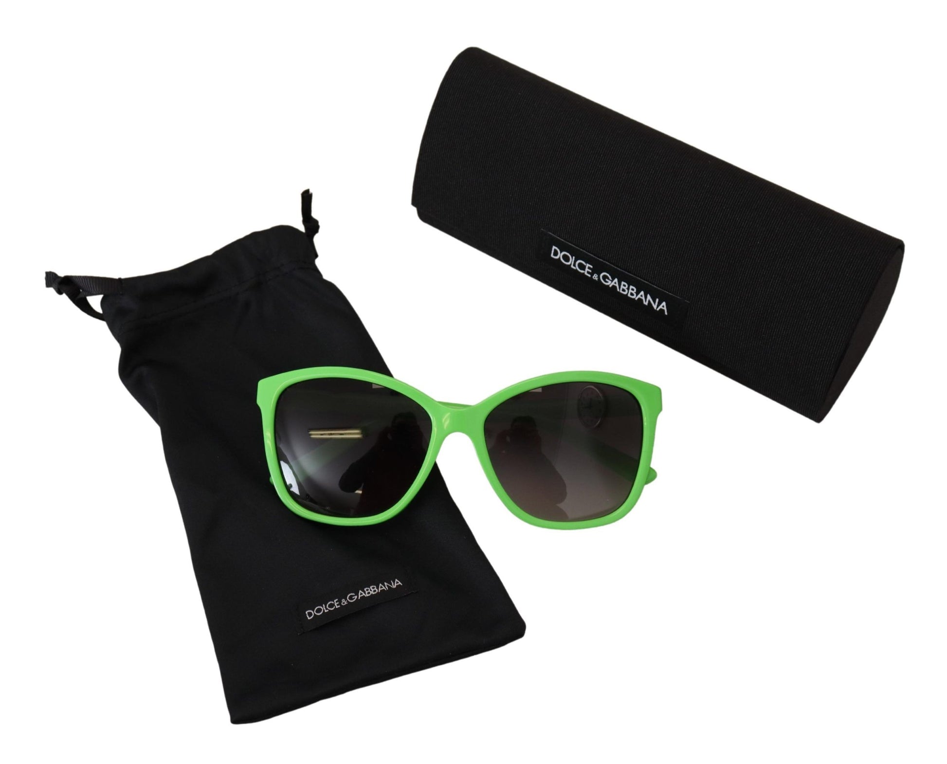 Green Acetate Frame Round Shades DG4170PM Sunglasses - Designed by Dolce & Gabbana Available to Buy at a Discounted Price on Moon Behind The Hill Online Designer Discount Store