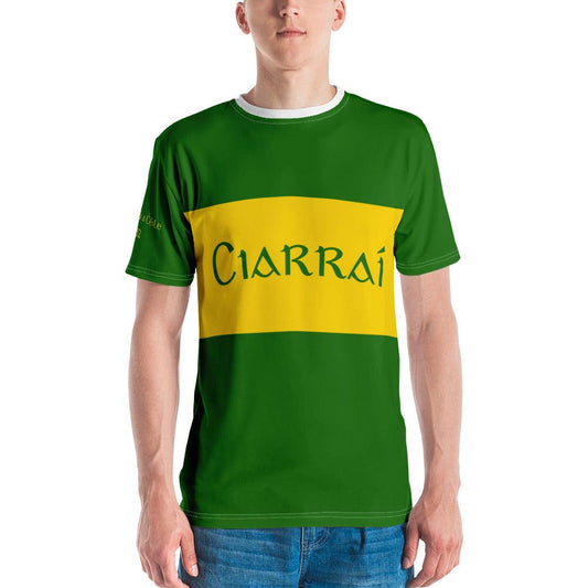 Men's Ciarraí 1932 Retro Kerry 4 in a Row Supporter T-shirt designed by Moon Behind The Hill available from Moon Behind The Hill 's Clothing > Shirts & Tops > Mens range