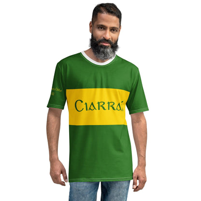 Men's Ciarraí 1932 Retro Kerry 4 in a Row Supporter T-shirt designed by Moon Behind The Hill available from Moon Behind The Hill 's Clothing > Shirts & Tops > Mens range