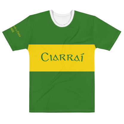 Men's Ciarraí 1932 Retro Kerry 4 in a Row Supporter T-shirt designed by Moon Behind The Hill available from Moon Behind The Hill 's Clothing > Shirts & Tops > Mens range