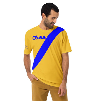 Men's Clare Retro 1914 All Ireland Hurling Final Winners Supporter T-shirt designed by Moon Behind The Hill available from Moon Behind The Hill 's Clothing > Shirts & Tops > Mens range