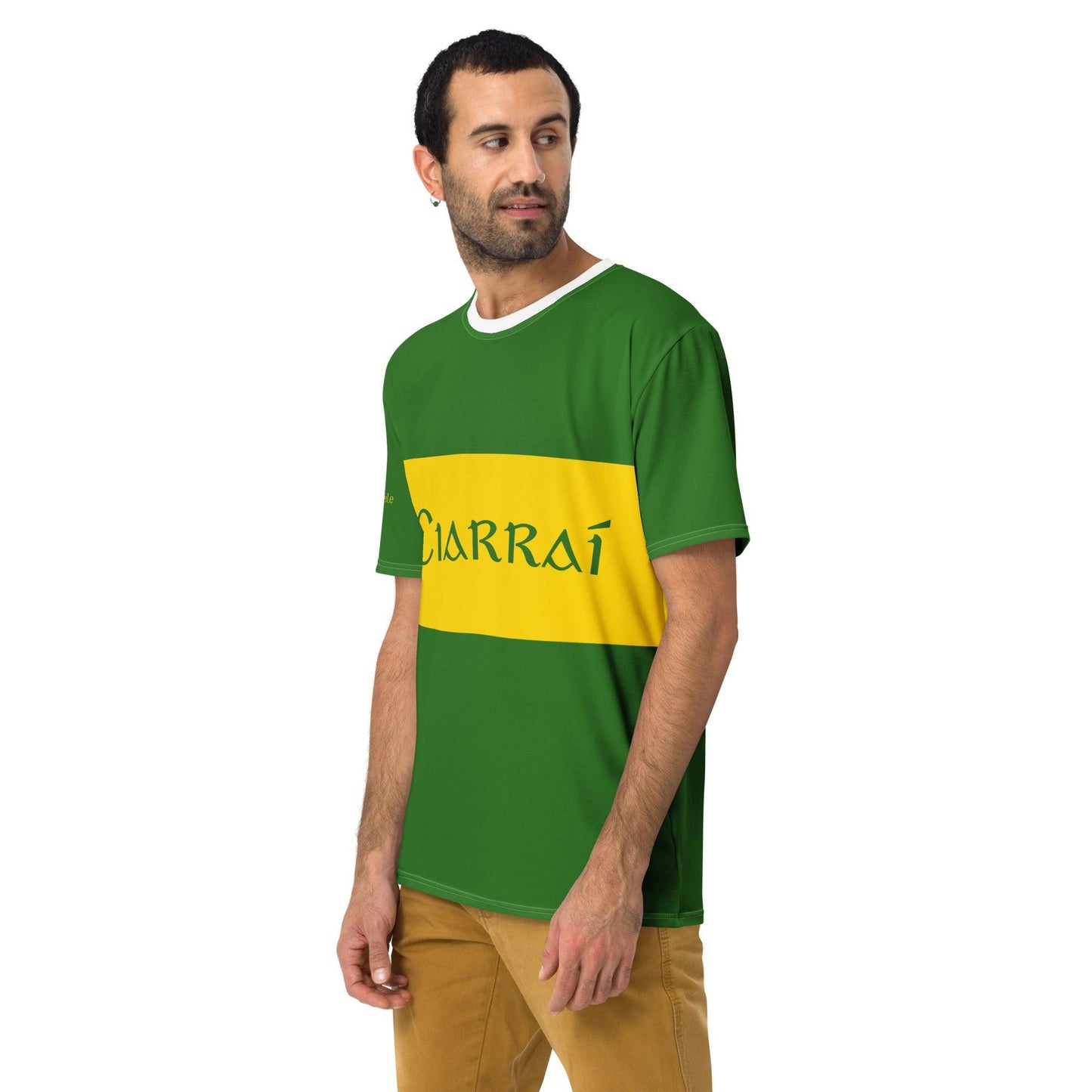 Men's Ciarraí 1932 Retro Kerry 4 in a Row Supporter T-shirt designed by Moon Behind The Hill available from Moon Behind The Hill 's Clothing > Shirts & Tops > Mens range