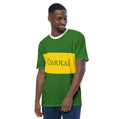 Men's Ciarraí 1932 Retro Kerry 4 in a Row Supporter T-shirt designed by Moon Behind The Hill available from Moon Behind The Hill 's Clothing > Shirts & Tops > Mens range