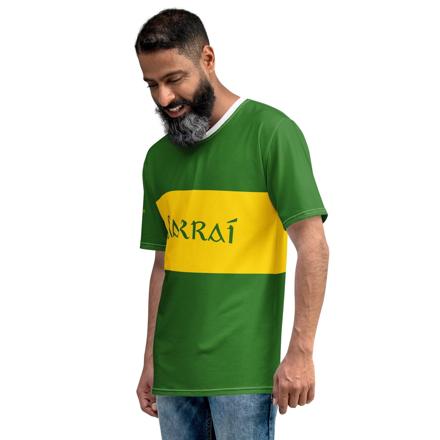 Men's Ciarraí 1932 Retro Kerry 4 in a Row Supporter T-shirt designed by Moon Behind The Hill available from Moon Behind The Hill 's Clothing > Shirts & Tops > Mens range