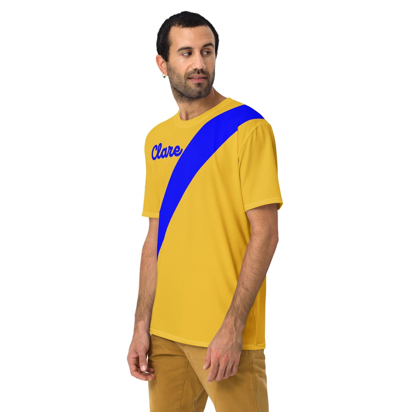 Men's Clare Retro 1914 All Ireland Hurling Final Winners Supporter T-shirt designed by Moon Behind The Hill available from Moon Behind The Hill 's Clothing > Shirts & Tops > Mens range