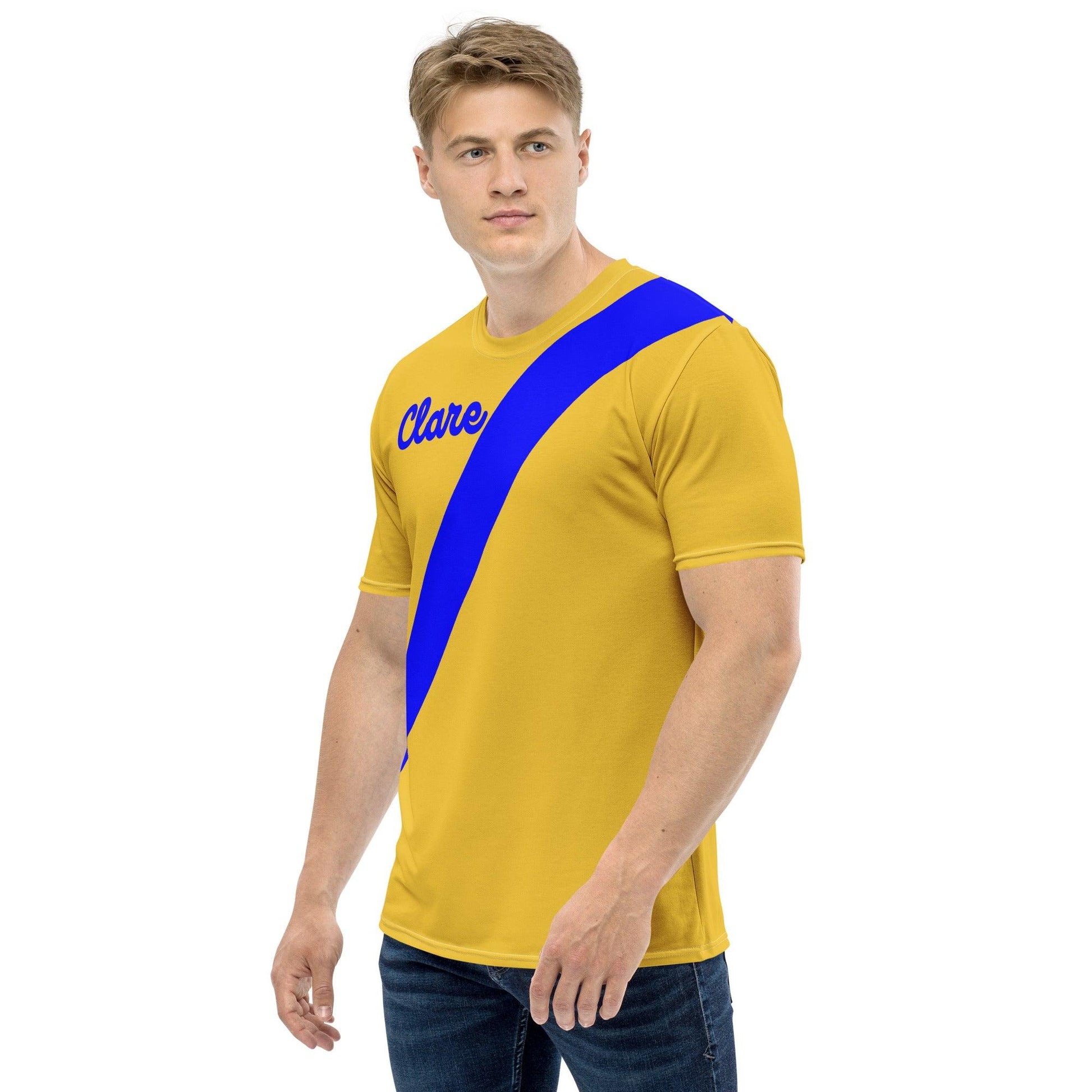 Men's Clare Retro 1914 All Ireland Hurling Final Winners Supporter T-shirt designed by Moon Behind The Hill available from Moon Behind The Hill 's Clothing > Shirts & Tops > Mens range