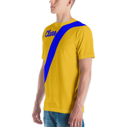 Men's Clare Retro 1914 All Ireland Hurling Final Winners Supporter T-shirt designed by Moon Behind The Hill available from Moon Behind The Hill 's Clothing > Shirts & Tops > Mens range