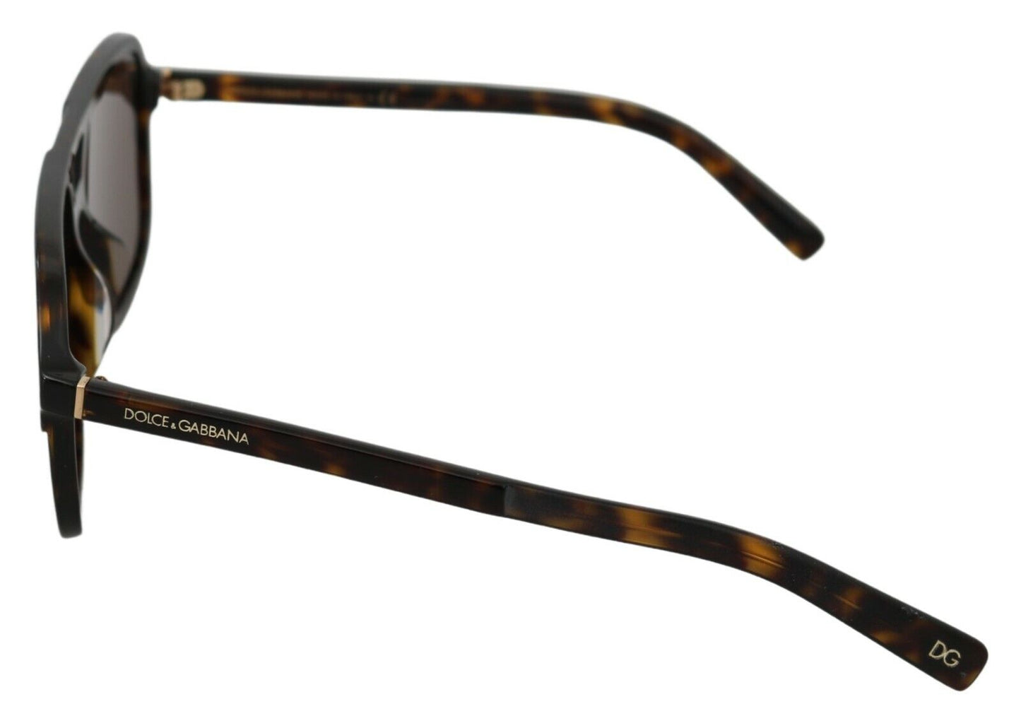 Dolce & Gabbana Brown Leopard Pattern Aviator Pilot Mens Sunglasses - Designed by Dolce & Gabbana Available to Buy at a Discounted Price on Moon Behind The Hill Online Designer Discount Store